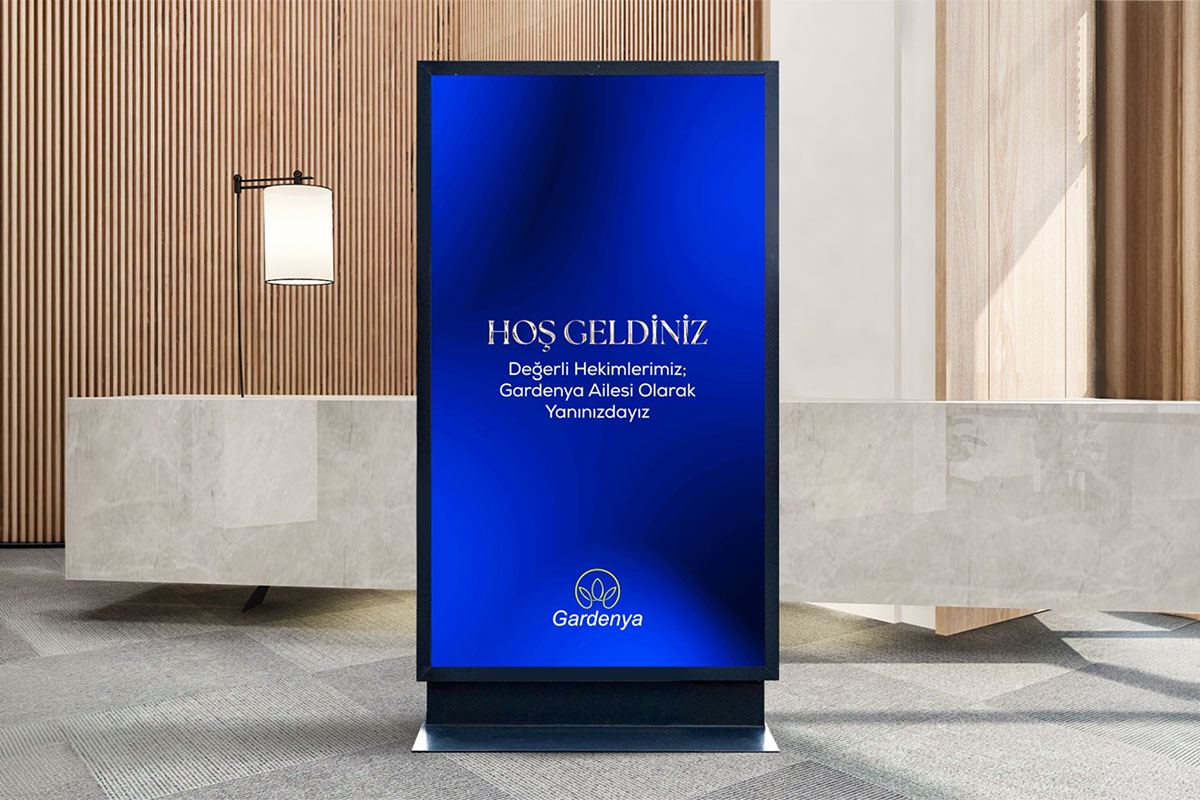 Gardenya Etkinlik Giriş Ekranı Tasarımı